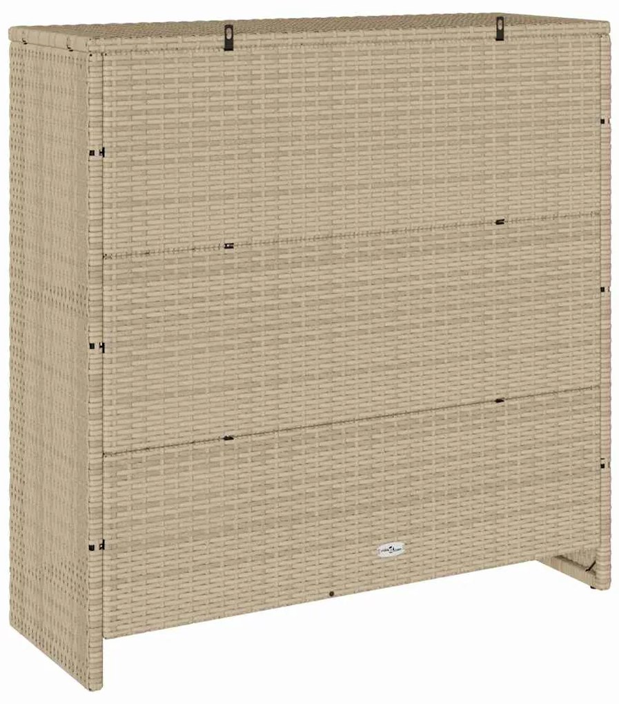 Armário de Armazenamento Bege 100 x 36 x 102 cm Rattan