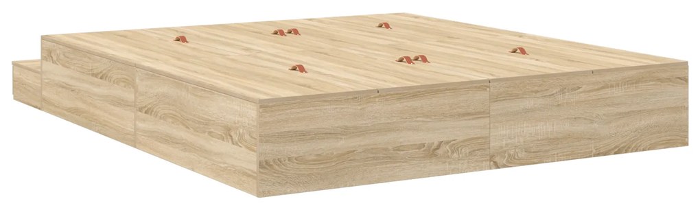 Estrado de Cama Carvalho Sonoma 200x200 cm