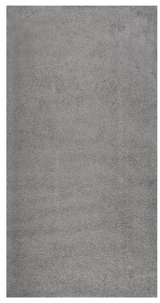vidaXL Tapete shaggy de pelo alto 80x150 cm cinza
