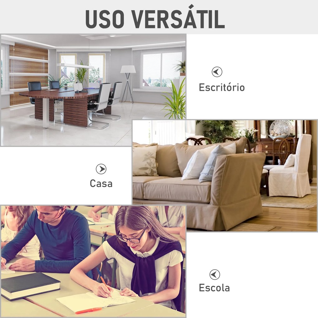 Placa de vidro magnético com bandeja Inclui 4 marcadores e borracha 90x60x0,45 cm Branco