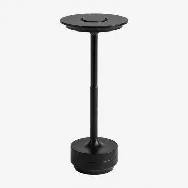 Rivkin Lâmpada De Mesa Led Sem Fios Preto - Sklum