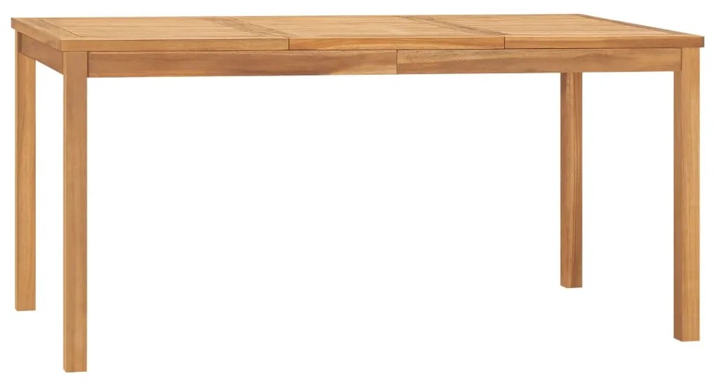 Conjunto de jantar para jardim 7 pcs madeira de teca maciça