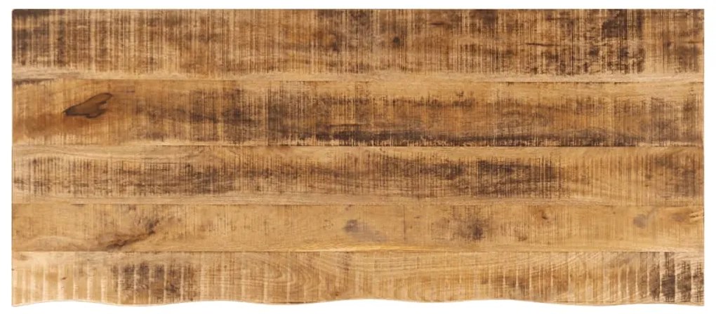vidaXL Tampo de mesa borda viva 140x60x2,5 cm mangueira áspera maciça