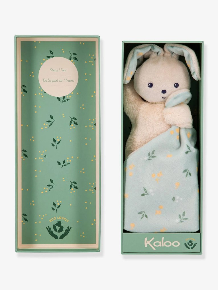 Boneco-doudou coelho - KALOO verde