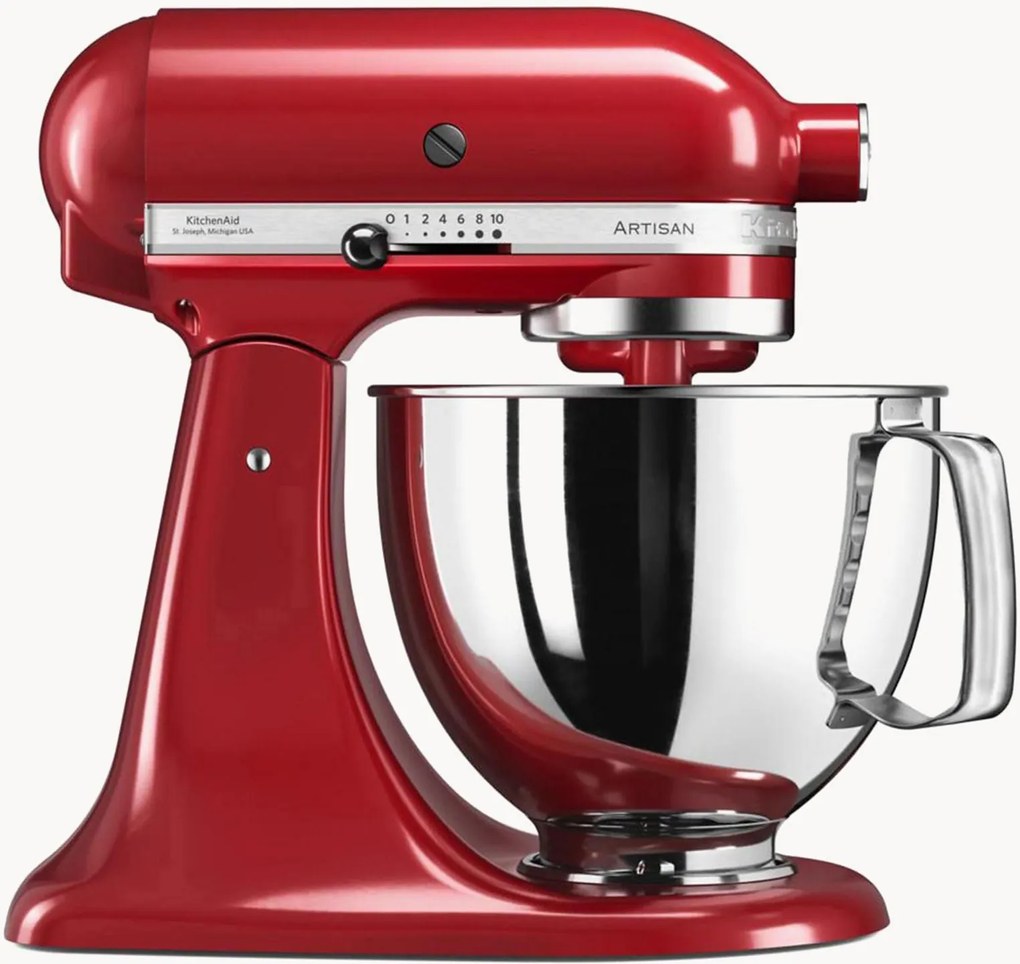 Batedeira com cabeça inclinável Artisan, 4,8 L, conjunto de 5