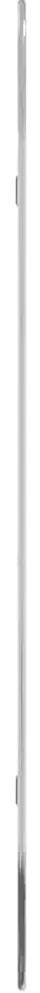 Espelho de parede oval 100x45 cm prateado