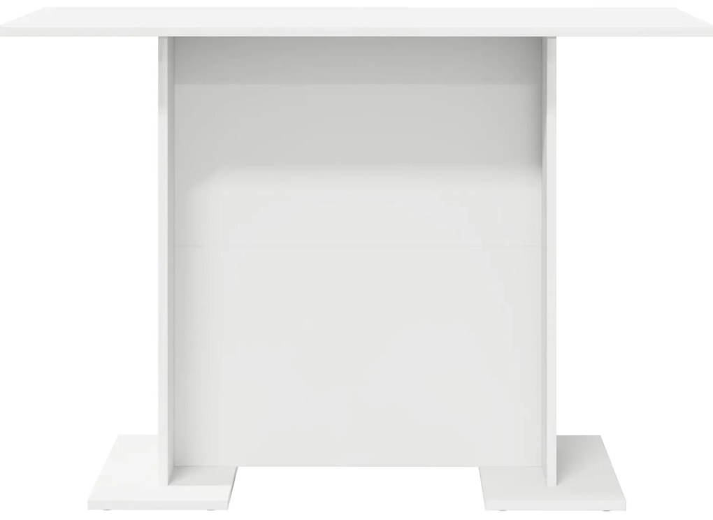Mesa de Jantar vidaXL Branca 110x60x75 cm Madeira Engenharia