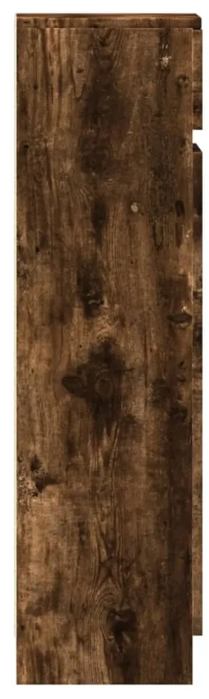 Sapateira 100,5x28x100 cm derivados de madeira carvalho fumado