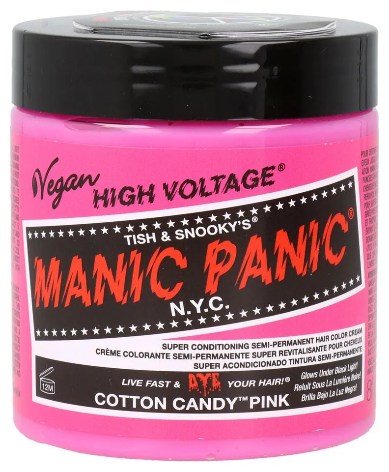 Coloração Semipermanente Manic Panic Panic High Cor de Rosa Vegano (237 Ml)