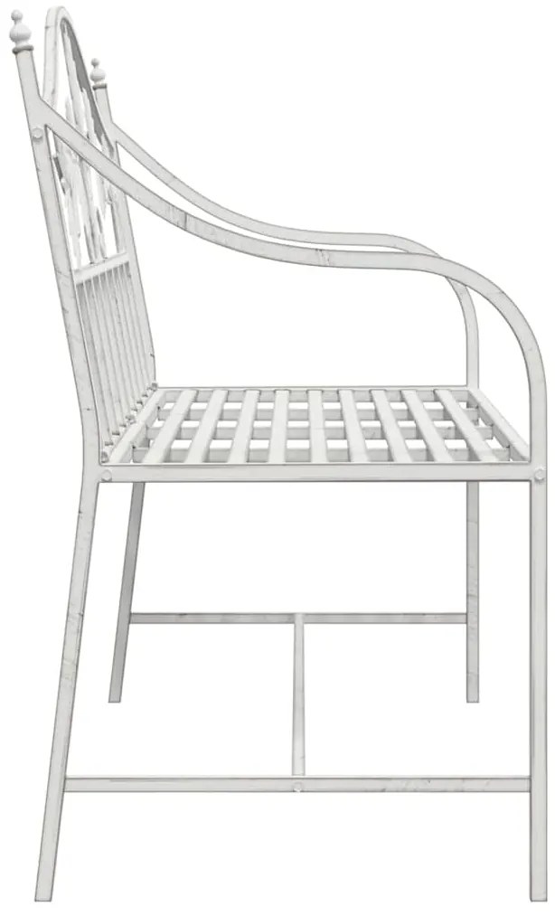 Banco Branco Metal 104 x 52.5 x 89 cm Feito para Durar