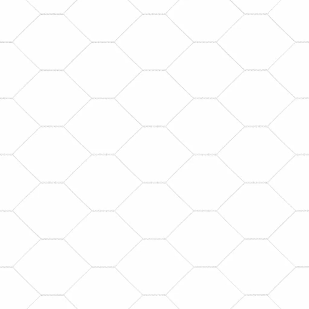 Cerca Hexagonal vidaXL 0,8x10 m Aço Galvanizado