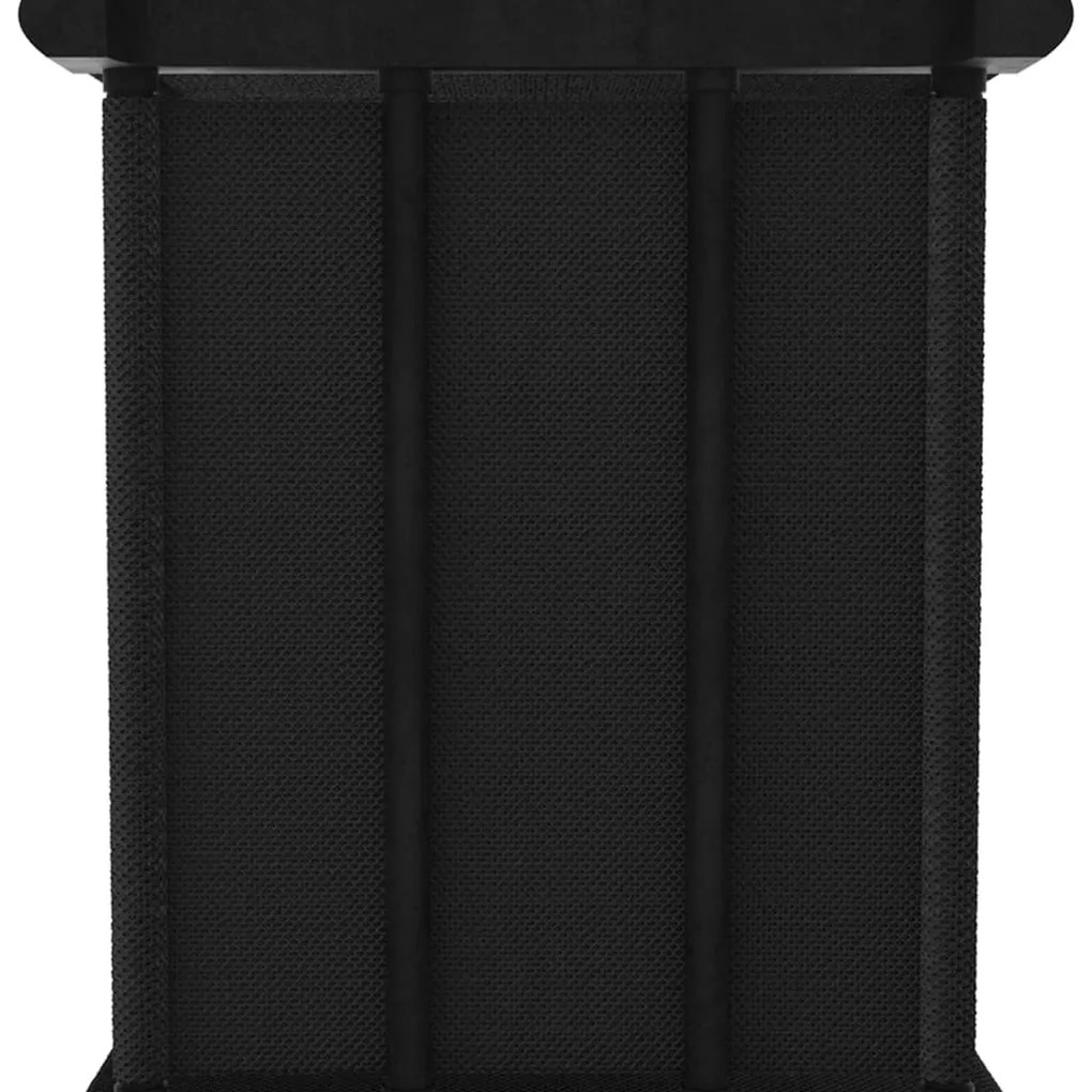 Unid. prateleiras 6 cubos c/ caixas 103x30x72,5cm tecido preto