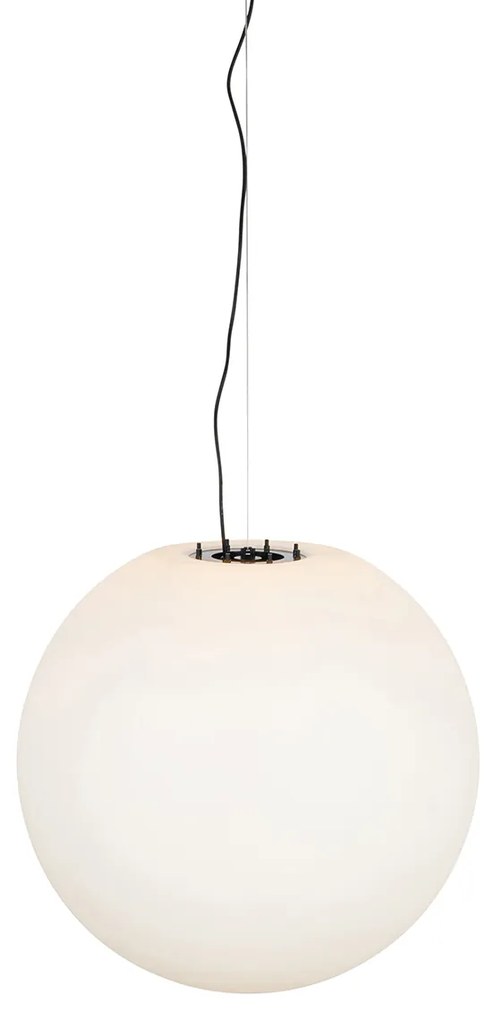 Candeeiro de suspensão exterior moderno branco 77 cm IP65 - Nura Moderno
