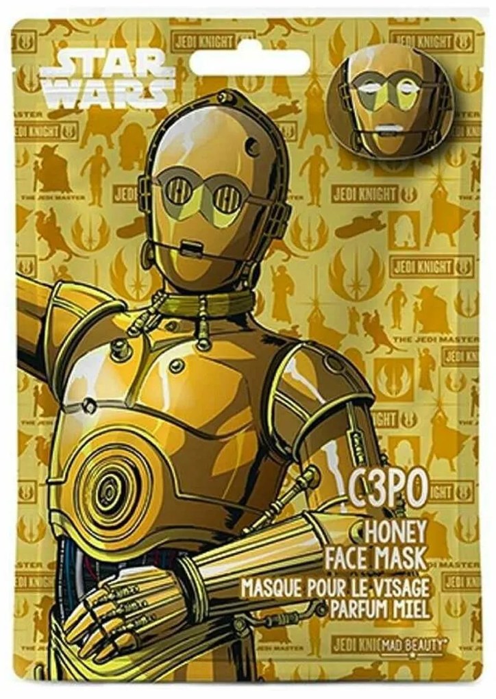 Máscara Facial Mad Beauty Star Wars C3PO Mel (25 ml)