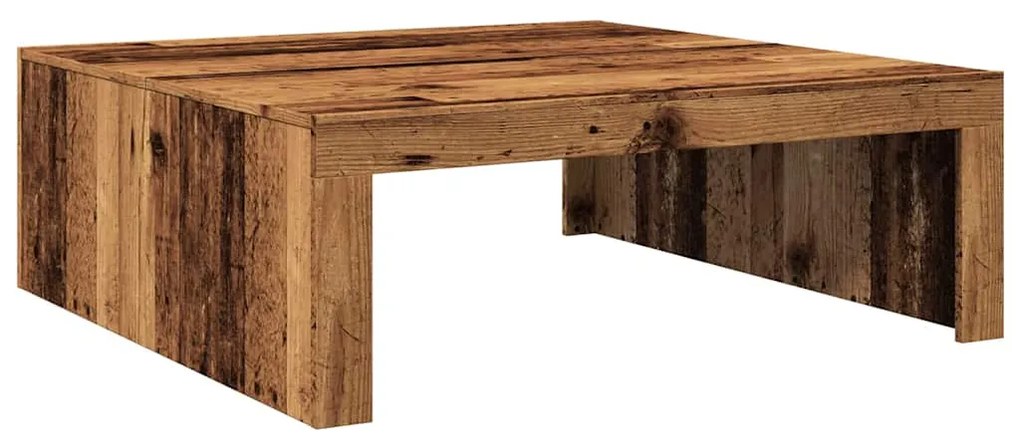 Mesa de centro 100x100x35 cm deriv. de madeira madeira velha