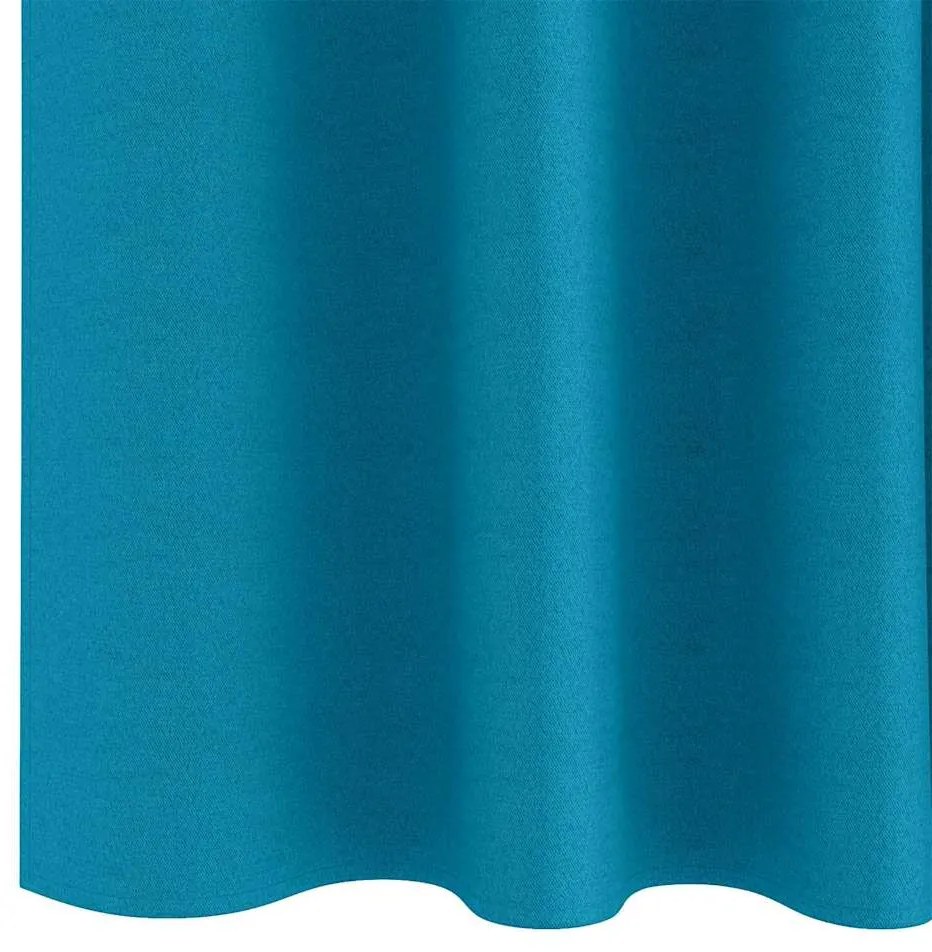 Cortinas com cortinas 2 pcs Turquesa 140 x 140 cm Poliéster