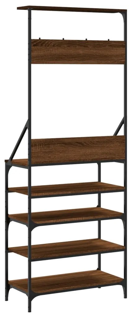 Conjunto de Entrada - Bengaleiro c/ arrumação calçado 70x34x184 cm car