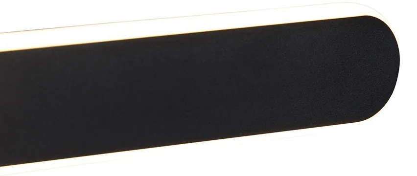 Candeeiro de suspensão preto com LED regulável em Kelvin ajustável - Yipke Design