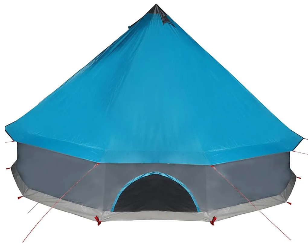 Tenda familiar tipi para 6 pessoas impermeável azul