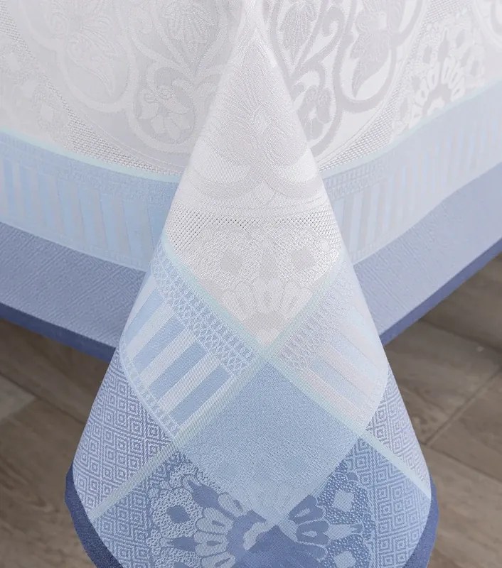 Toalhas de mesa anti nódoas 100% algodão - Malta 2024 Fateba: Verde 1 Toalha mesa 150x150 cm