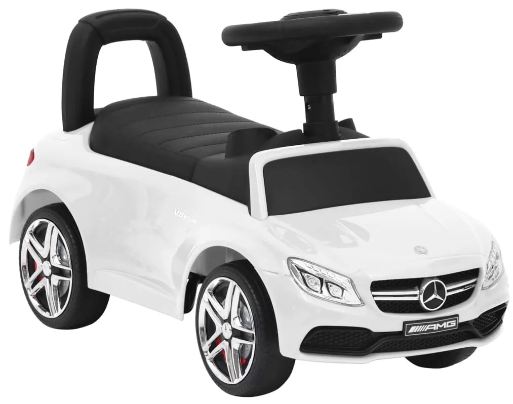 80323 vidaXL Andador carro Mercedes Benz C63 branco