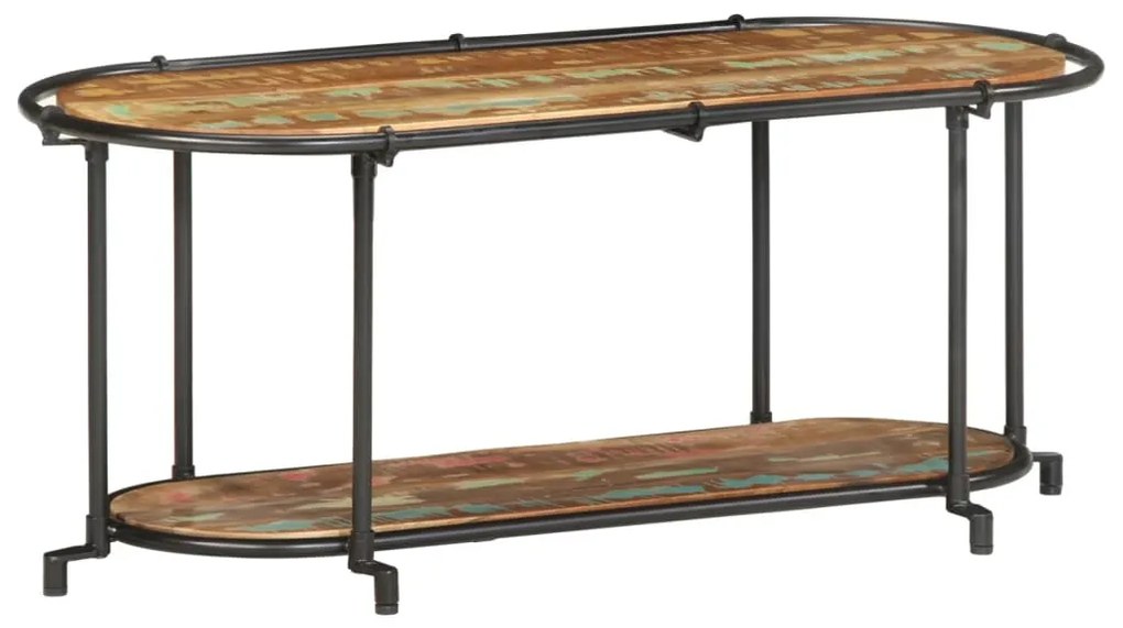 vidaXL Móvel de TV 100x42x40 cm madeira recuperada maciça