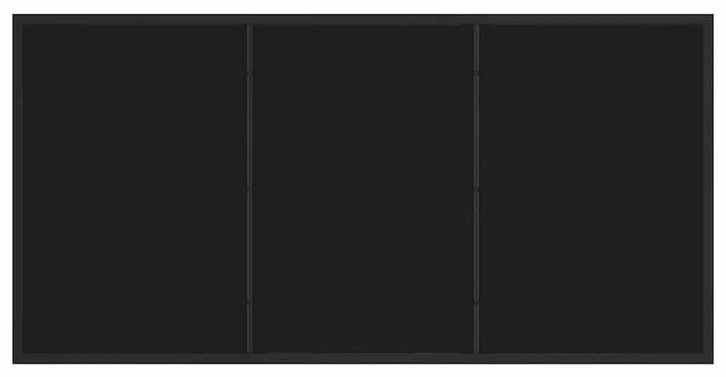 Conjunto de Jantar para Jardim com 5 Peças - Textilene Preto e Aço