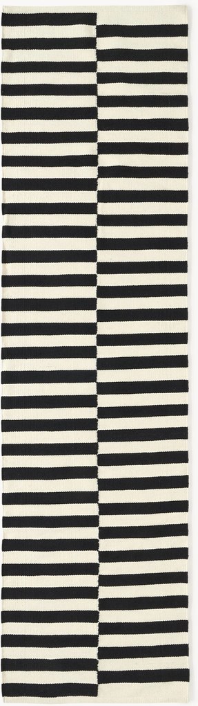 Passadeira em kilim artesanal às riscas Donna