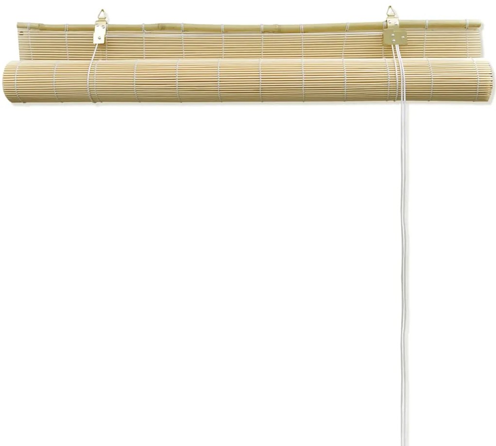 Estore de enrolar 80 x 160 cm bambu natural