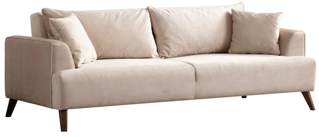 Sofá de 3 Lugares Buhara – Ecru – 100x78x220 cm