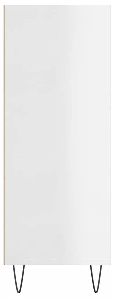Estante 69,5x32,5x90 cm derivados de madeira branco brilhante