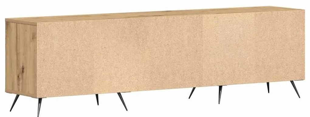 Cabide de TV Carvalho Artisan 150x30x44,5 cm Madeira de Engenharia