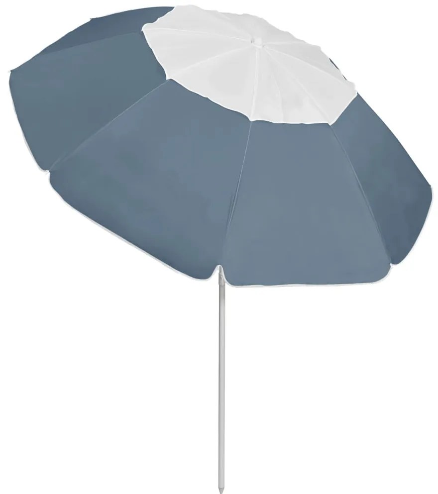 Guarda-sol de praia 300 cm azul