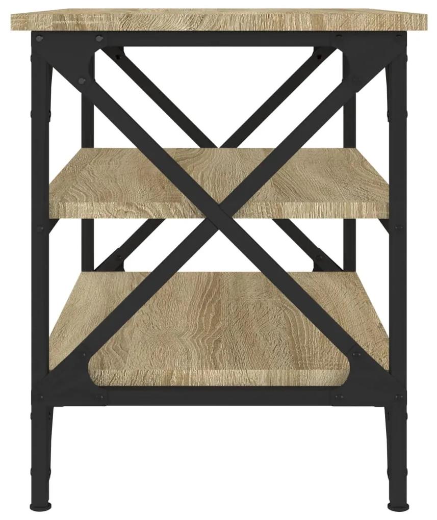 Mesa de apoio 55x38x45 cm derivados de madeira carvalho sonoma