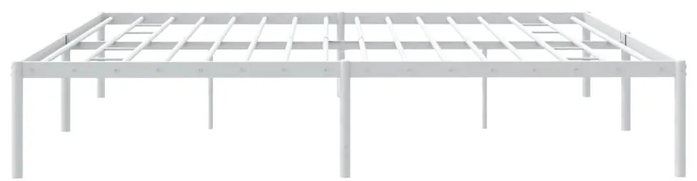 Estrutura de cama 180x200 cm metal branco