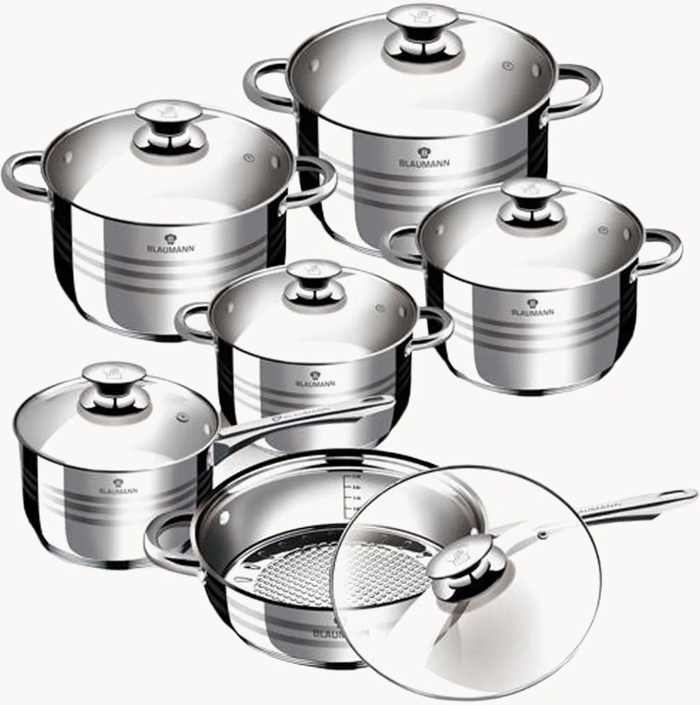 Conjunto de panelas Gourmet Line, conjunto de 12