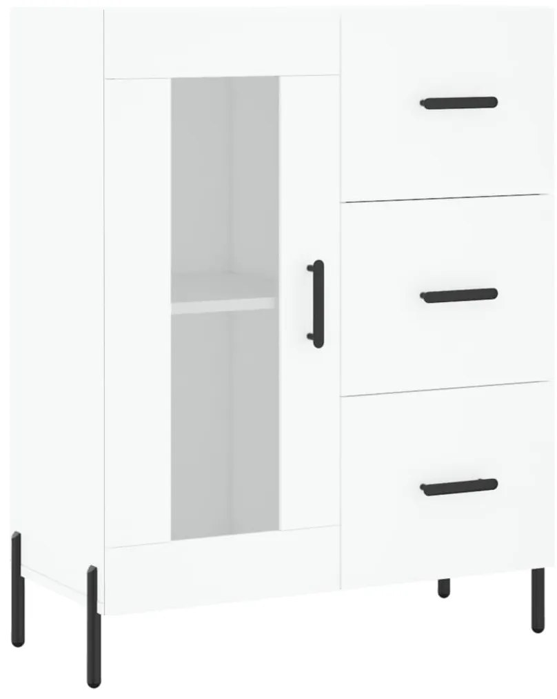 Armário alto 69,5x34x180 cm derivados de madeira branco