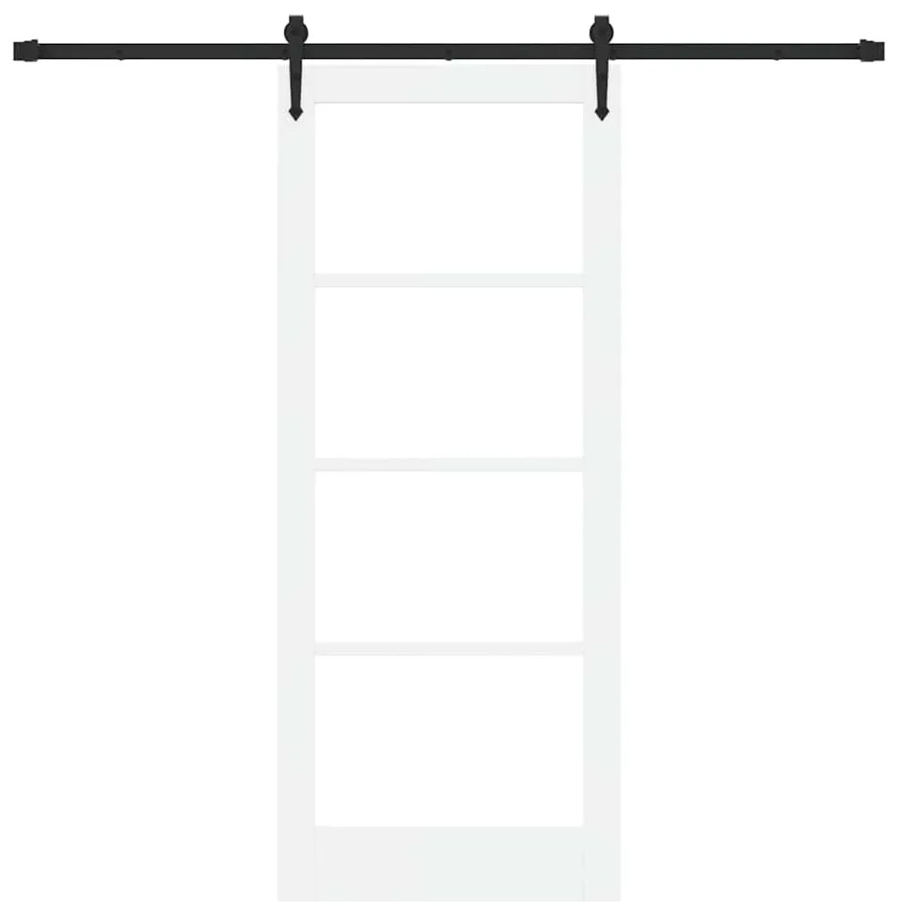Porta Deslizante vidaXL com Conjunto de Hardware 'ORKDAL'Branca 83x202