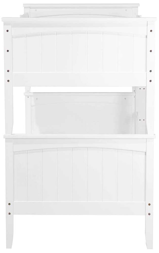 Beliche em madeira de pinho branco 90 x 200 cm RADON Beliani