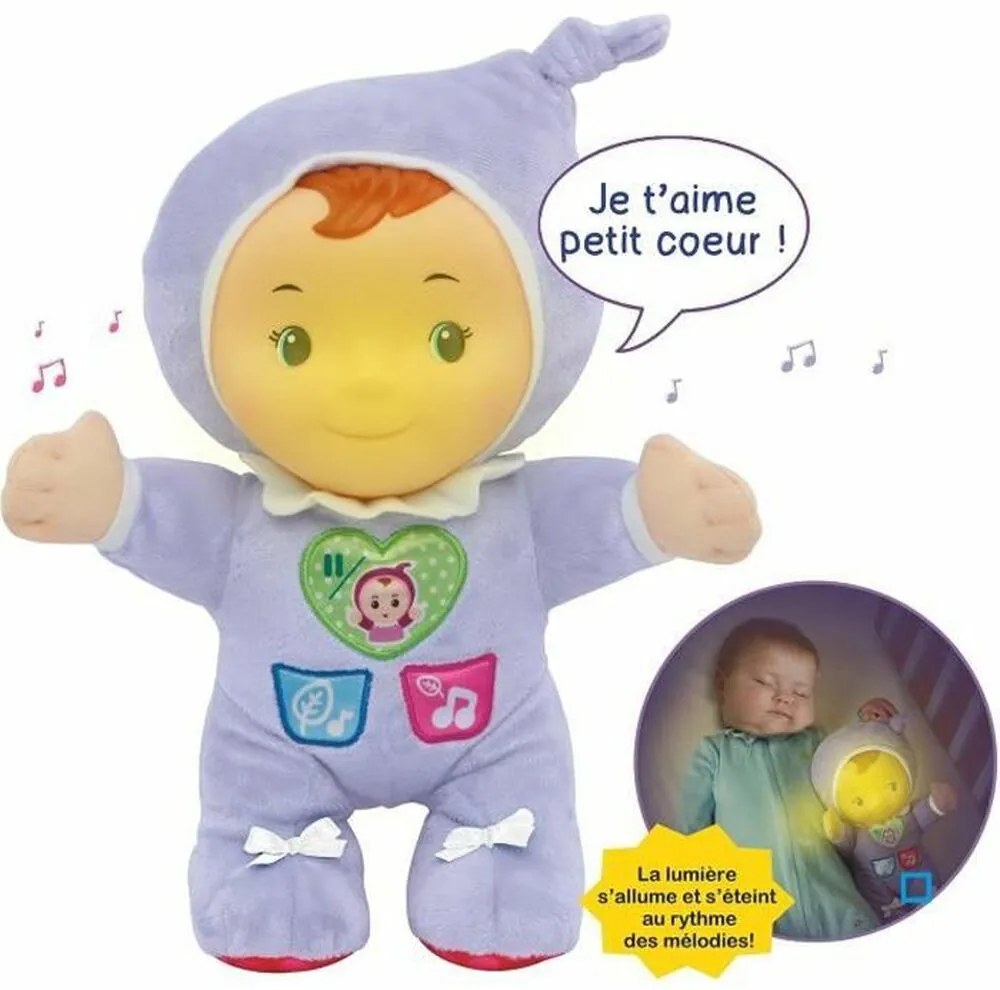 Peluche com Som Vtech Baby Louison, Mon Lumi Poupon