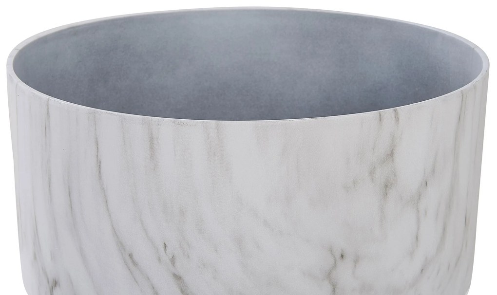 Vaso para plantas efeito de mármore ⌀ 43 cm VALTA Beliani