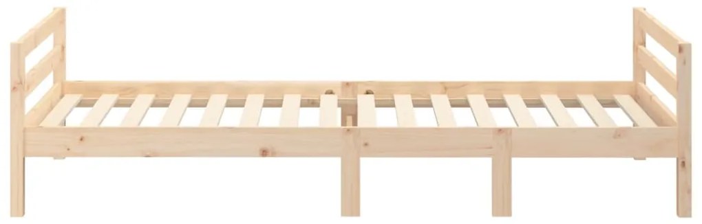 Cama sem colchão 90x190 cm madeira de pinho maciça