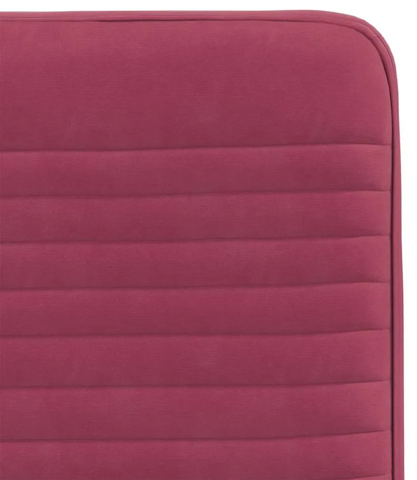 Cadeiras de jantar 6 pcs veludo vermelho tinto