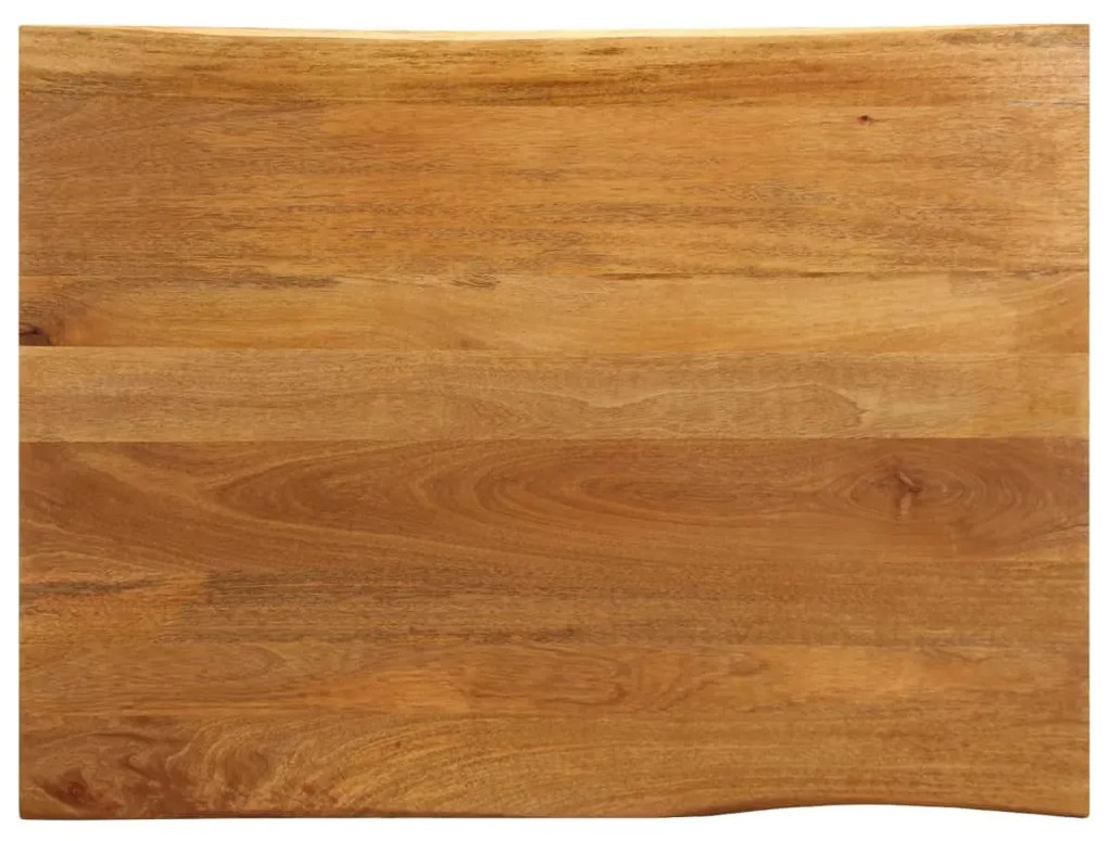 Tampo de mesa c/ borda viva 100x80x2,5 cm mangueira maciça