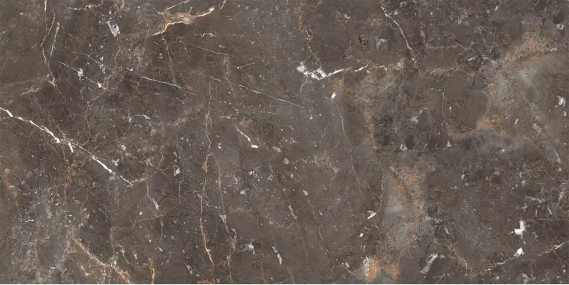 Mexen Champion Amostra de grés vidrado retificado Brown G1, azulejo para pavimento e parede, brilho - TL116-00-S