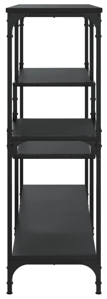 Mesa consola 103x32x95 cm derivados de madeira preto