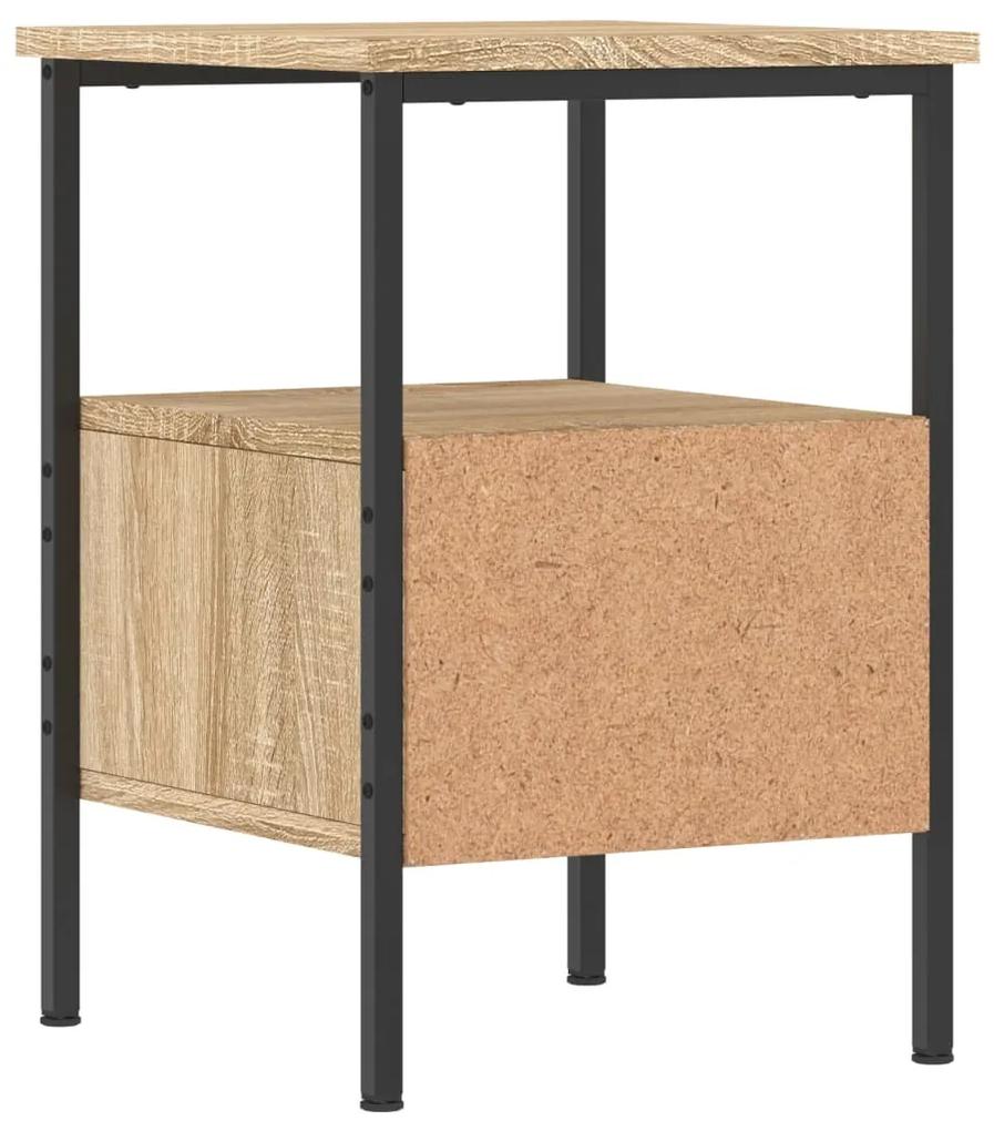 Mesa cabeceira 34x36x50 cm derivados madeira carvalho sonoma