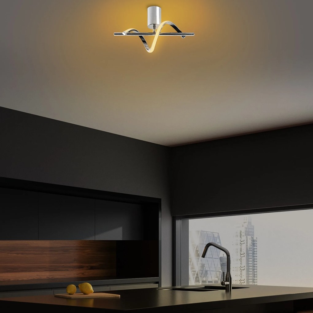 Chandelier Likma – Chrome – 41x16x25 cm