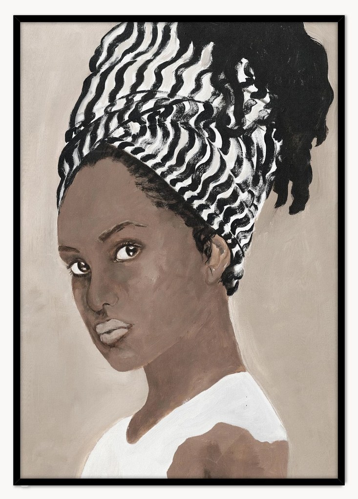 Impressão digital emoldurada Inspired