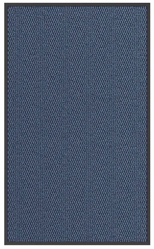 vidaXL Capacho 90x150 cm azul